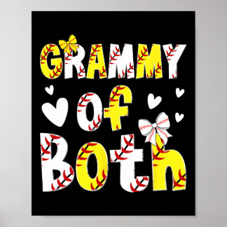 Grammy av båda stolta Softll Sälj Grammy Mormor  Poster