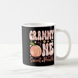 Grammy av One Sweet Peach 1-års födelsedagsfirande Kaffemugg