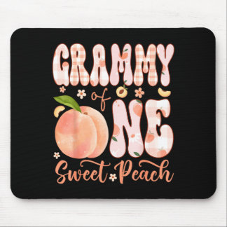 Grammy av One Sweet Peach 1-års födelsedagsfirande Musmatta