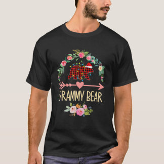 Grammy Bear Julafton Familjens jul Pajama Red Play T Shirt