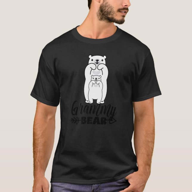 Grammy Bear Proud Grammy Matching Family T Shirt (Framsida)