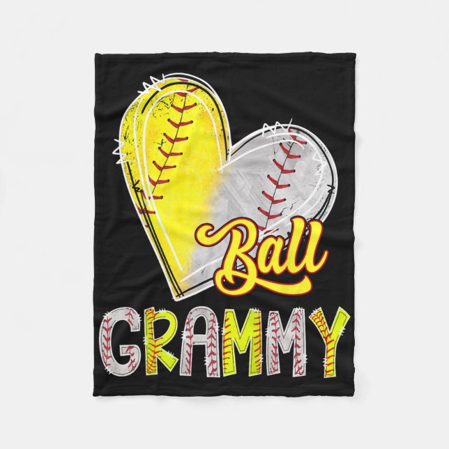 Grammy Byll Heart Bysebyll Softbyll Älskare Grammy Fleecefilt (Framsidan)