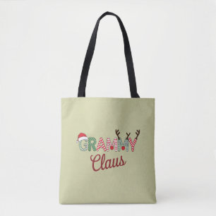 Grammy Claus jul Grandma Gift Julafton Tygkasse