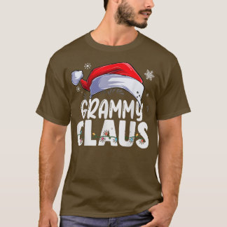 Grammy Claus Julafton Family Matching Grandma Funn T Shirt