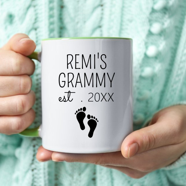 Grammy Est 2024 befordrad till Grandma Nana Gigi Mugg (Skapare uppladdad)