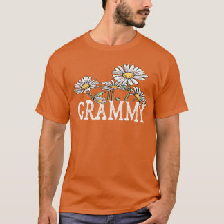 Grammy Floral Chamomile Design Mothers Day Gifts G T Shirt