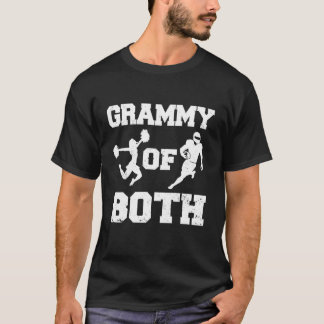 Grammy för båda glada fotboll rolig cheerleader Sp T Shirt