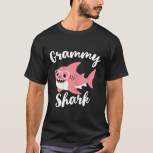 Grammy haj Mommas dag Mormor Roligt T Shirt