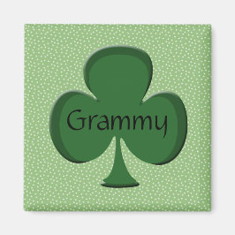 Grammy Irish Shamrock Magnet