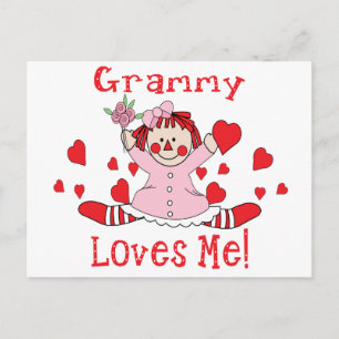 Grammy Kärlek om Rag Doll Vykort
