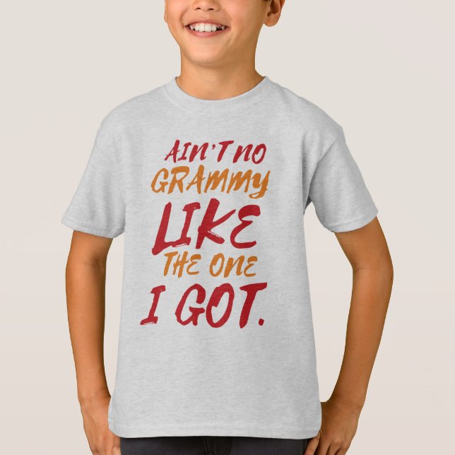 Grammy Kids'Basic T-Shirt (Framsida)