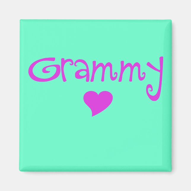Grammy med hjärta magnet (Framsidan)