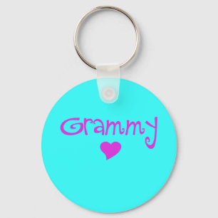 Grammy med hjärta nyckelring