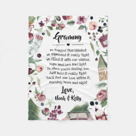 Grammy Nana från Barnbarn Fleecefilt