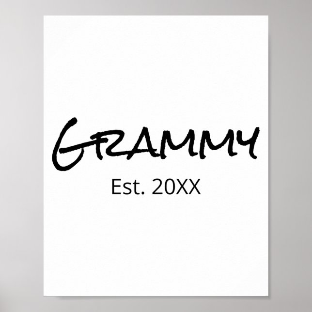 Grammy Nana Gigi Grandma Grandmother D  Poster (Framsidan)