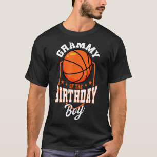 Grammy of the Birthday Boy Basketball Theme Bday P T Shirt