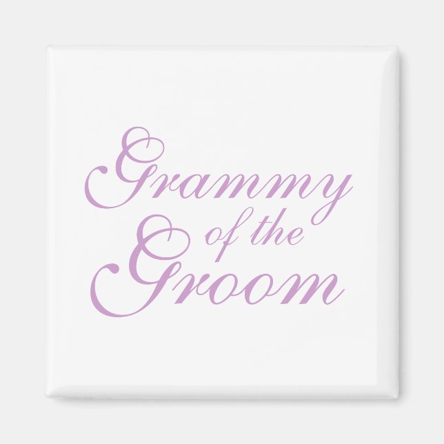 Grammy of the Groom Magnet (Framsidan)