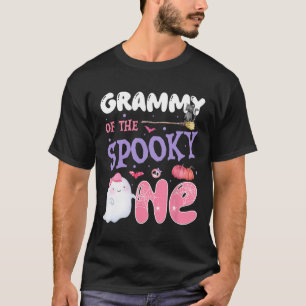 Grammy of the Spooky one 1st Birthday Halloween Pi T Shirt