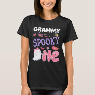 Grammy of the Spooky one 1st Birthday Halloween Pi T Shirt