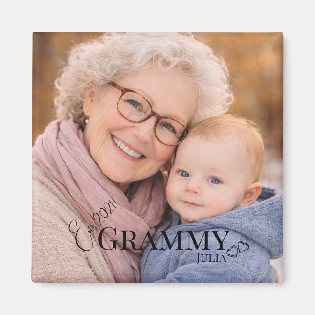 Grammy Photo Established Year  Magnet (Framsidan)