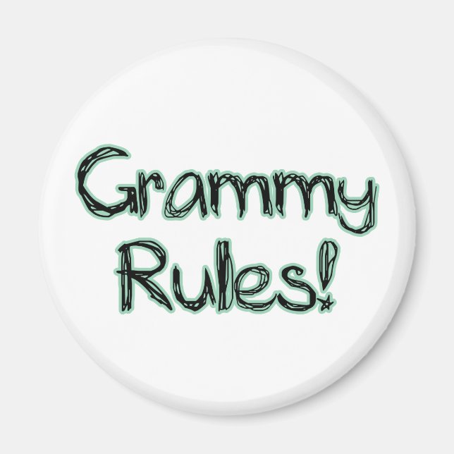 Grammy Regler Magnet (Framsidan)
