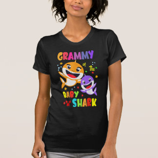 Grammy Shark Birthday i Baby T Shirt