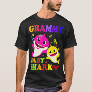 Grammy Shark Birthday i Baby T Shirt