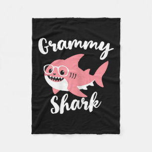 Grammy Shark Mors Dag Mormor Rolig Fleecefilt