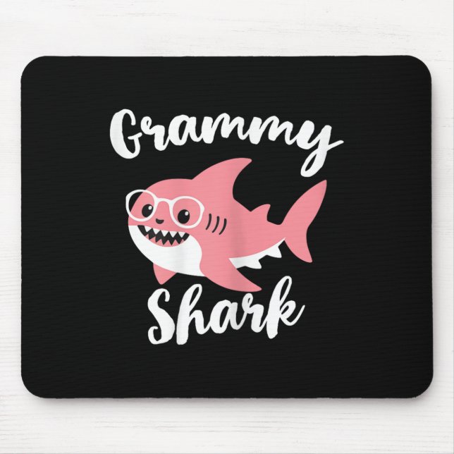 Grammy Shark Mors Dag Mormor Rolig  Musmatta (Framsidan)