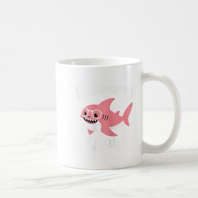 Grammy Shark Mother's Day Grandma Funny  Kaffemugg (Höger)
