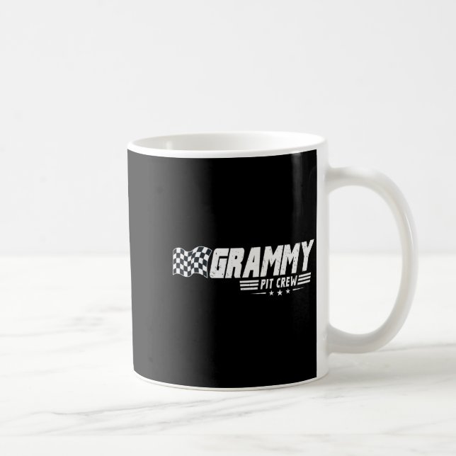 Grammy T Crew Race Car Birthday Family Racing  Kaffemugg (Höger)