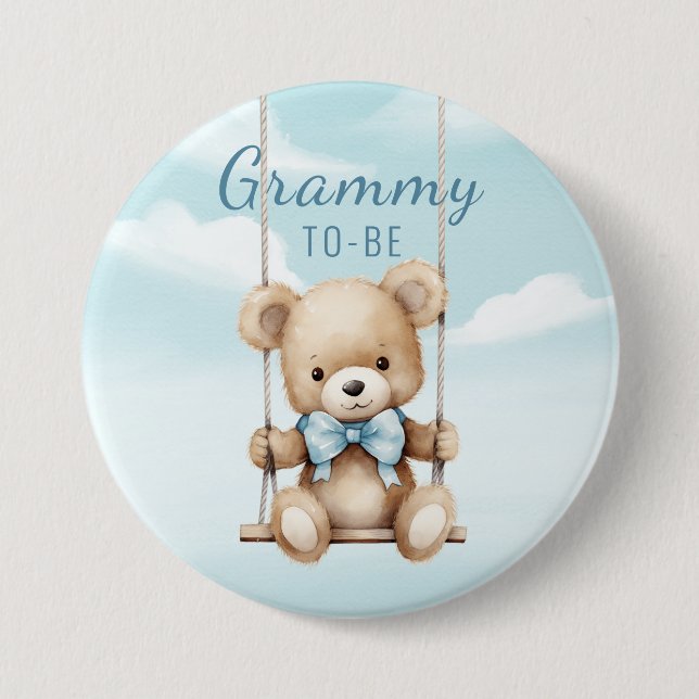 Grammy To Be Teddybjörn Gunga Knapp (Framsida)