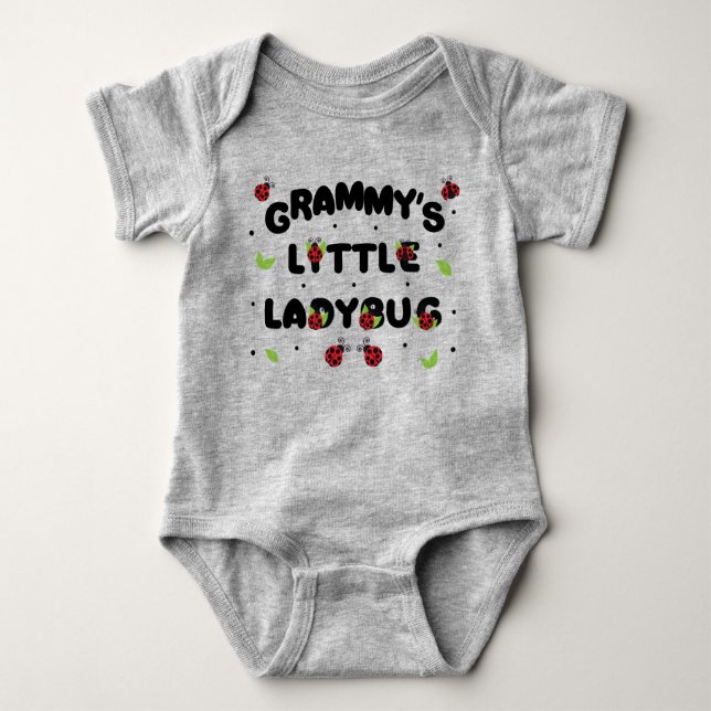 Grammy's Little Ladybug - Cute T Shirt (Framsida)