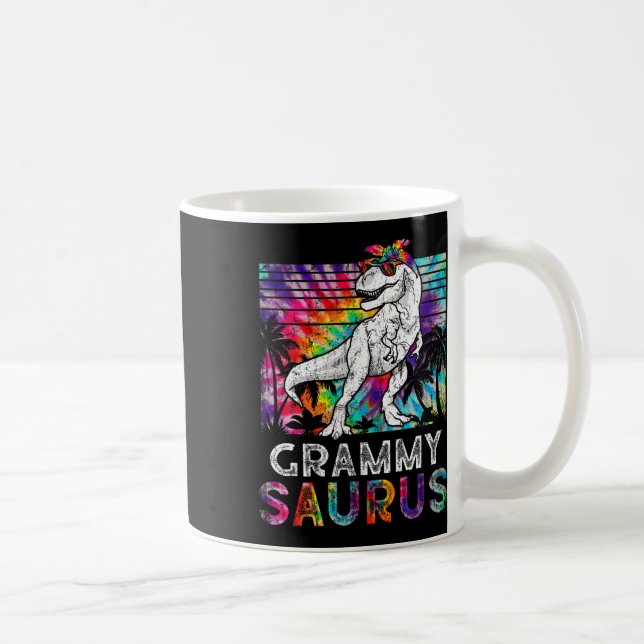 Grammysaurus Dinosaur Grammy Saurus Familj Matchin Kaffemugg (Höger)