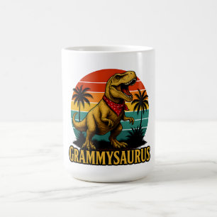 Grammysaurus t Rex Dinosaur Grammy Mors dag Kaffemugg