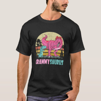 Grammysaurus t Rex Dinosaur Grammy Saurus Family Shirt