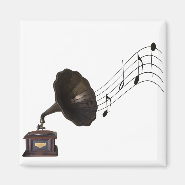 Gramofon Magnet (Framsidan)