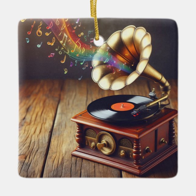 Gramophone jul Ornament (Framsida)