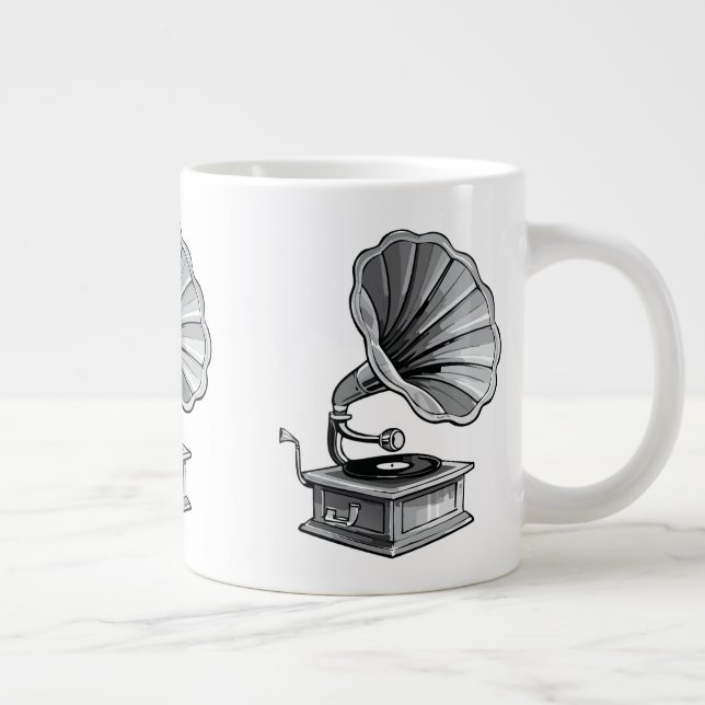 Gramophone Jumbo Mugg (Höger)