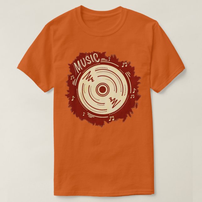 Gramophone-reflexskiva T Shirt (Design framsida)