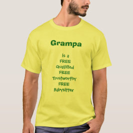Grampa är fri - skjortan t-shirt