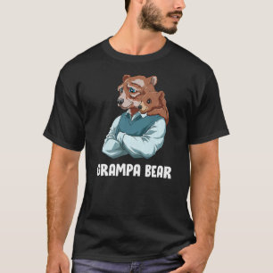 Grampa Bear och Baby Bear Grandfather Grandfather T Shirt