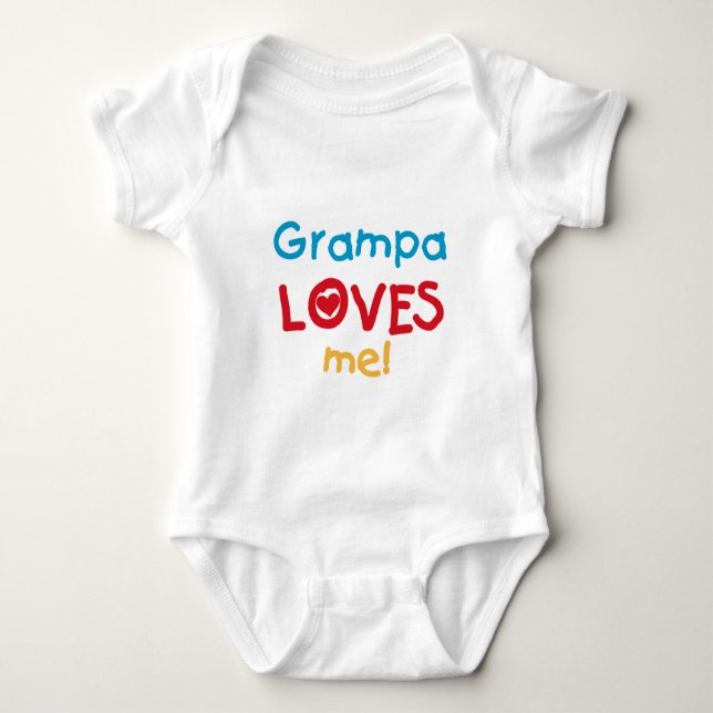 Grampa Kärlek Me T-shirts och presenter (Framsida)