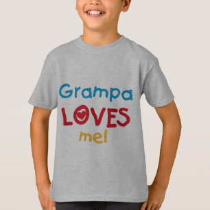 Grampa Kärlek Me T-shirts och presenter
