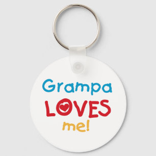 Grampa Kärlek Me T-shirts och presenter Nyckelring