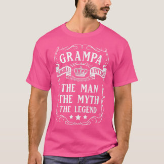 Grampa ManMythLegend Grandfather  T Shirt