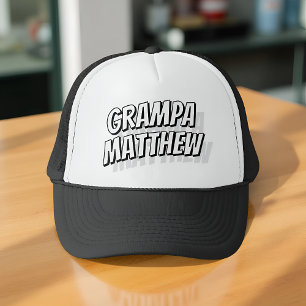 Grampa! Modern enkel Coola Tecknad Keps