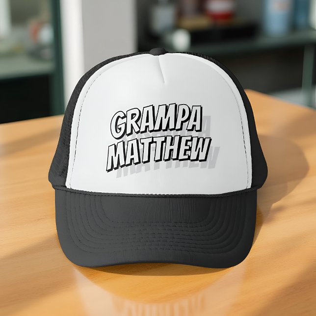 Grampa! Modern enkel Coola Tecknad Keps (Skapare uppladdad)