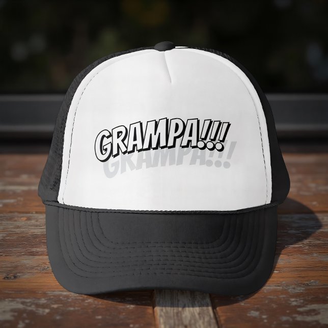 Grampa! Modern enkel Coola Tecknad Keps (Skapare uppladdad)