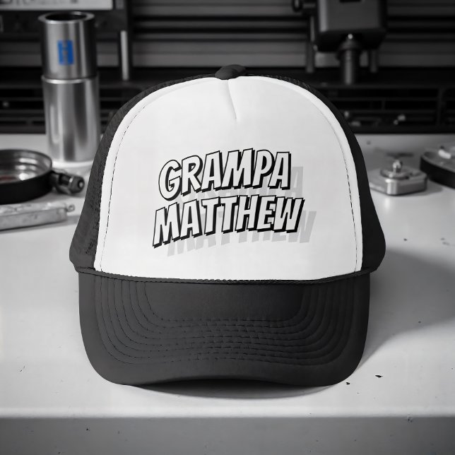 Grampa Modern Simple Coola Tecknad Keps (Skapare uppladdad)